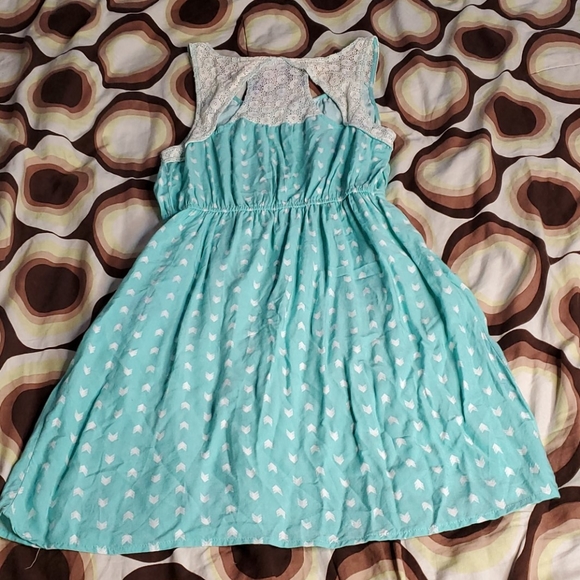 3/$25 Women Green/White Mossimo Supply Dress Size S/P - Picture 6 of 7
